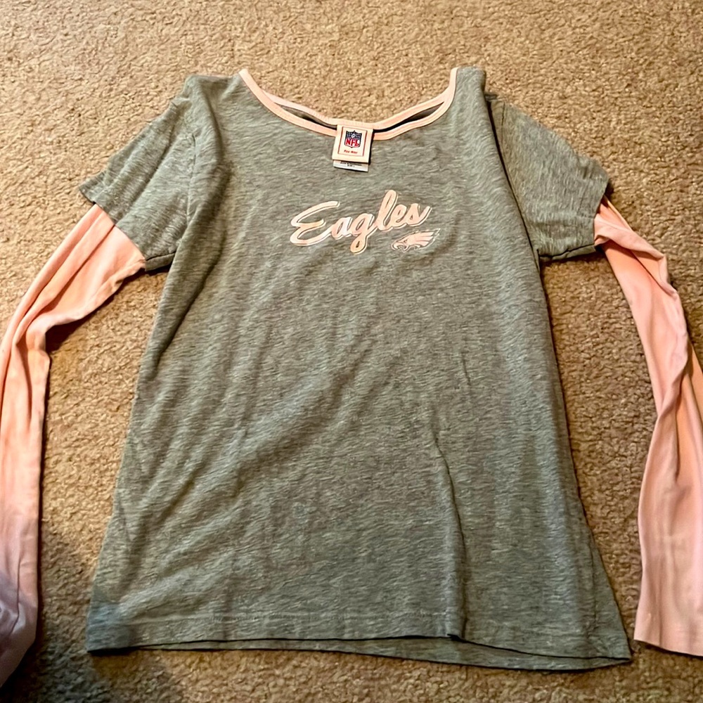 Philadelphia Eagles Ladies Long Sleeve Tee